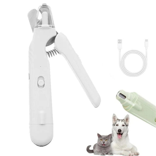 White Pet Nail Trimmer Dog Nail Clippers